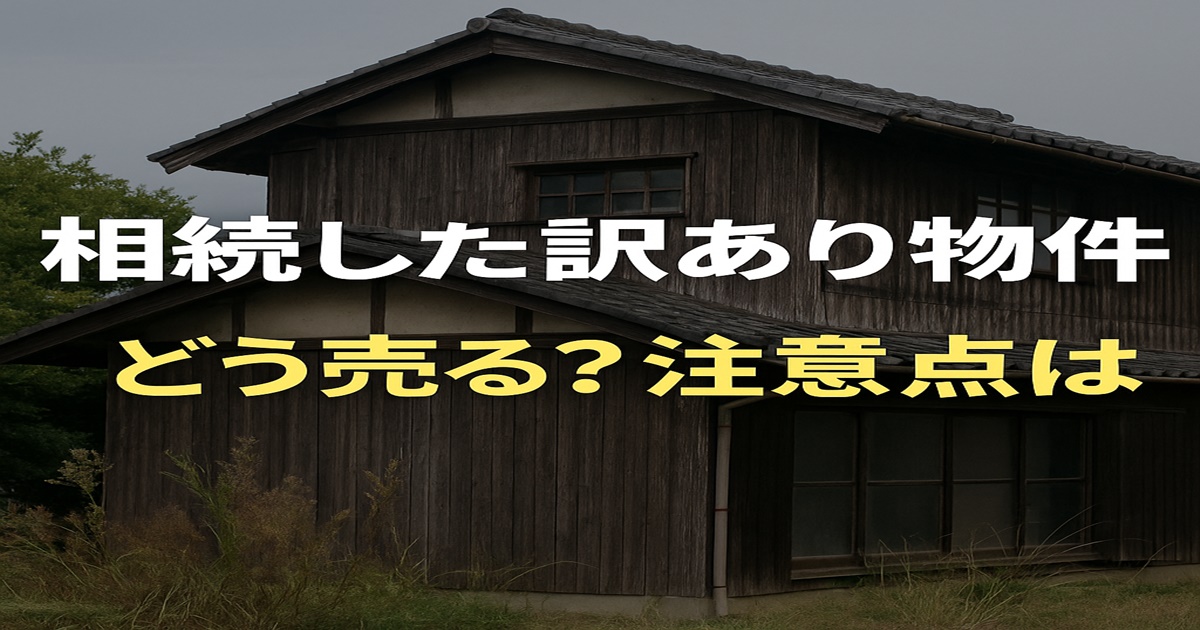 相続した訳あり物件