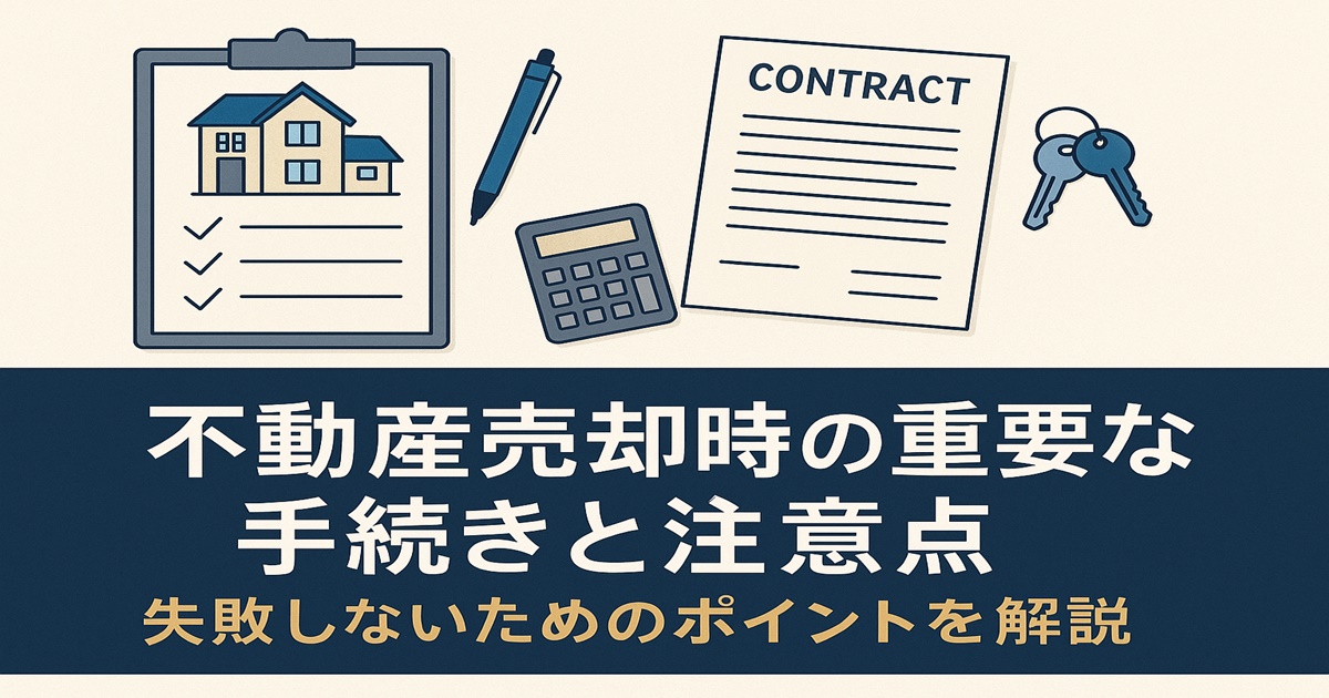 不動産売却の手続き
