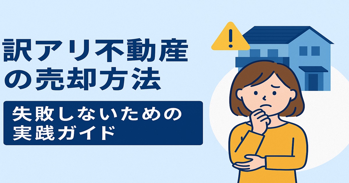 訳あり不動産の売却