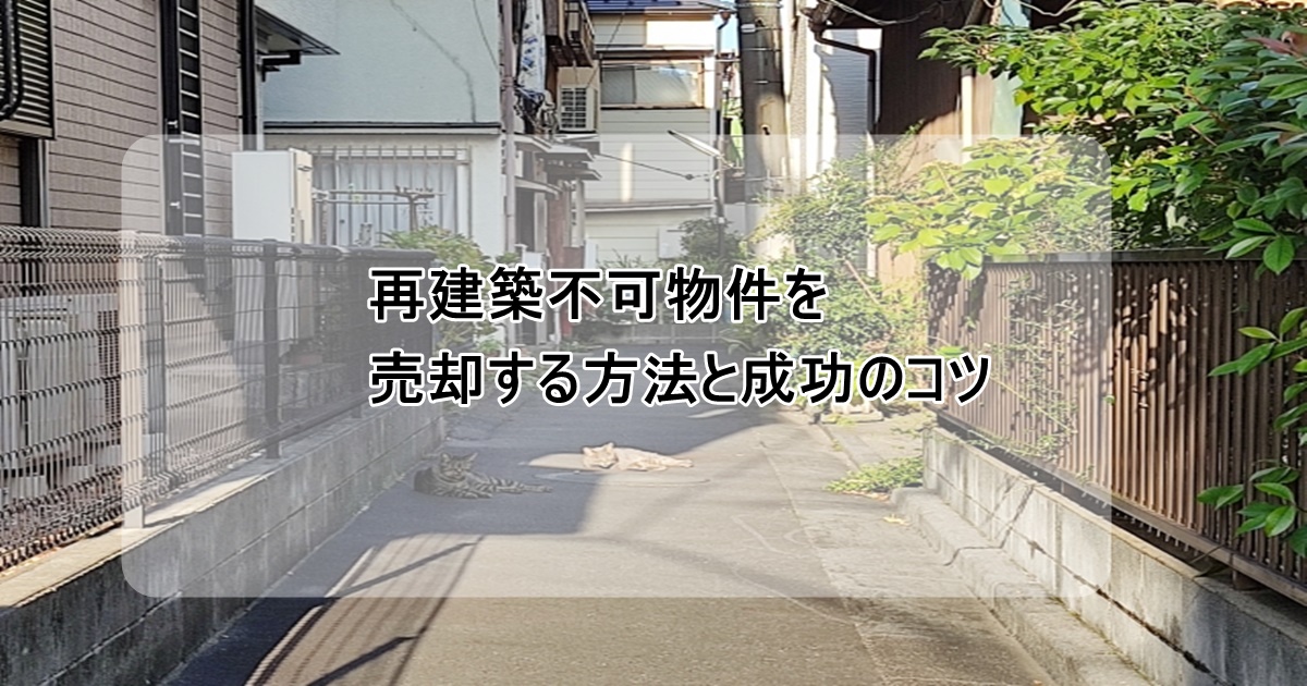 再建築不可物件を売却